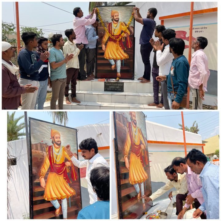 “छत्रपती शिवाजी महाराज” याच्या पुण्यतिथी निमित्त स्वच्छता अभियान